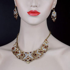 goldplated, Crystal, Fashion, Jewelry