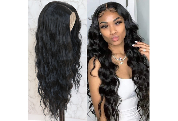 Black Long Loose Curly Wave Lace Front Wigs with Baby Hair Deep Part Heat Resistant Glueless Synthetic Lace Front Wigs for Fashion Women | Wish Black Long Loose Curly Wave Lace Front Wigs with Baby Hair Deep Part Heat Resistant Glueless Synthetic Lace Front Wigs for Fashion Women | Wish