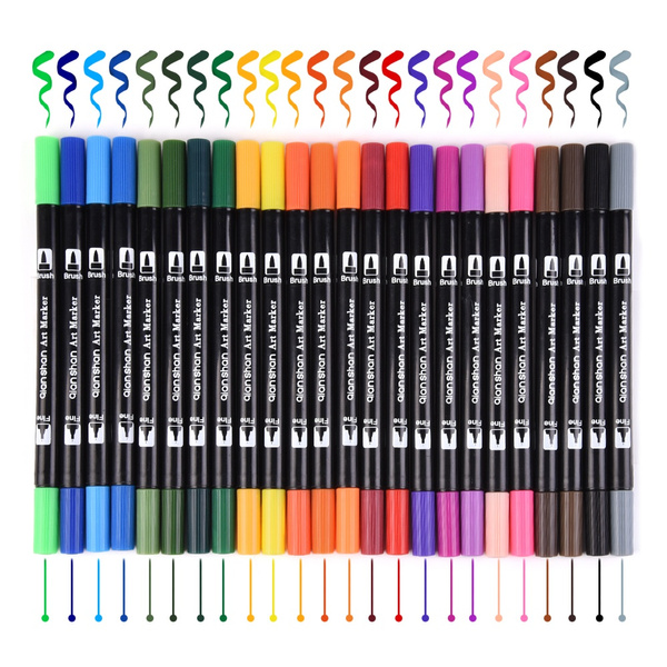 Dual Tip Marker Set (24-Colors)