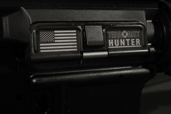 Hunter, ejectionportcover, ar15dustcoverterroristhunter, ar15
