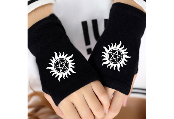 supernatural fingerless gloves