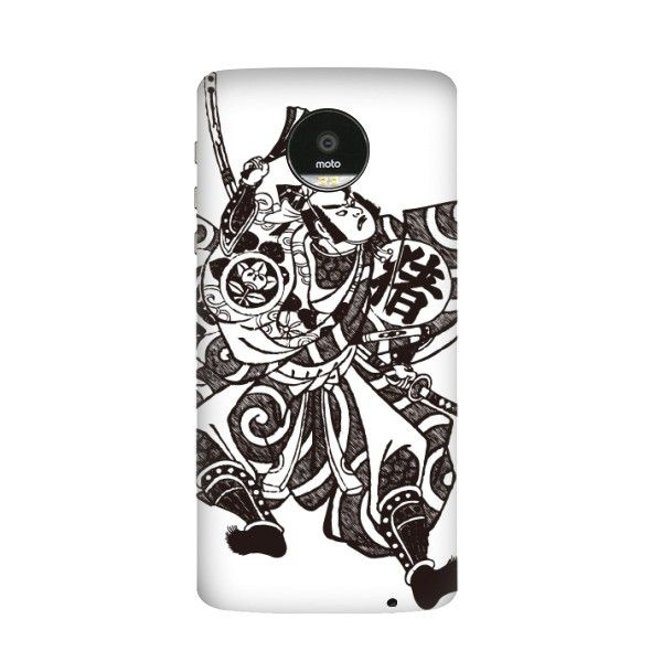 Japan Traditional Culture Black Kimono Samurai Sword Fan Line Drawing Sketch Art Japanese Style Illustration Motorola Moto Z Z Force Droid Magnetic Mods Phonecase Style Mod Wish