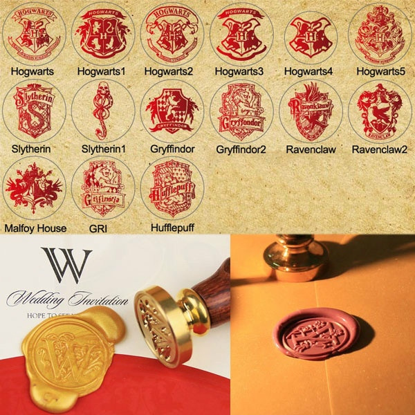 party wax seal wax seal stamp ministry of magic wax seal Stamp with wooden handle Ministry of magic wax seal stamp
