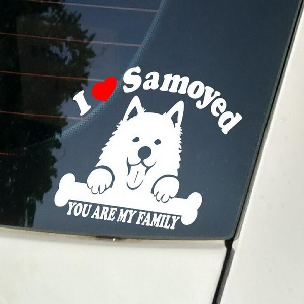 Samoyed store car sticker