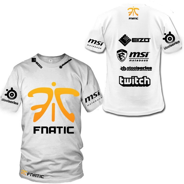 FNATIC Game Team T Jerseys MIS TWITCH DOTA2 CSGO Cotton Short Sleeve T-shirt FNA | Wish