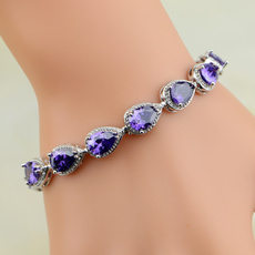 purpleamethystbracelet, purple gem, ethnicbracelet, topazbracelet