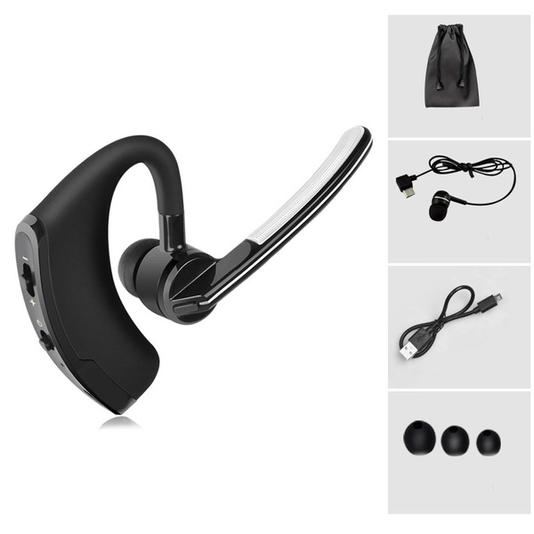 geweer vergelijking onszelf V8 Voyager Legend Bluetooth Headset Wireless Earphone V4.1 Ear Hook Voice  Control Support 2 Cell Phones at one Time With MIC | Wish