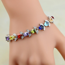 multicolour, topazbracelet, Topaz, Bracelet Charm