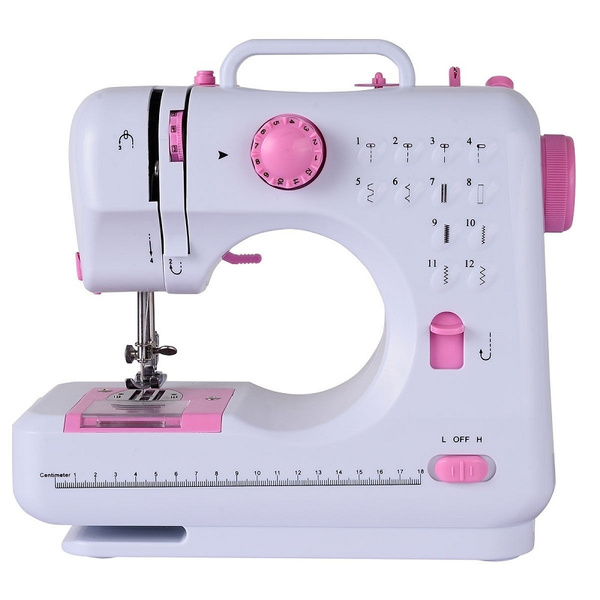 Sewing Machine Free-Arm Crafting Mending Machine with 12 Built-In ...