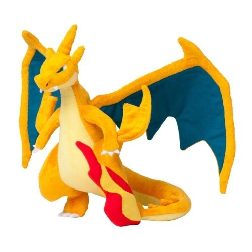 mega charizard x plush toy