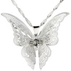 butterfly, Sterling, Fashion, Jewelry