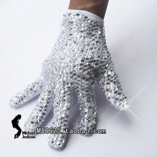 Michael Jackson Single side rhinestone glove