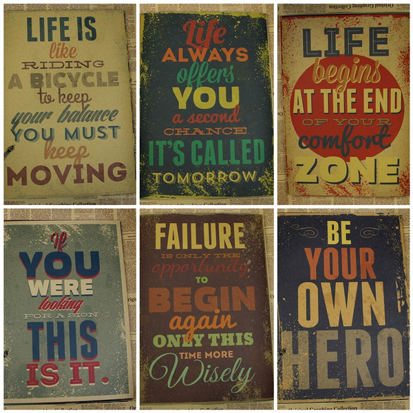 Motivational posters adornment picture Simple words letter saying ...