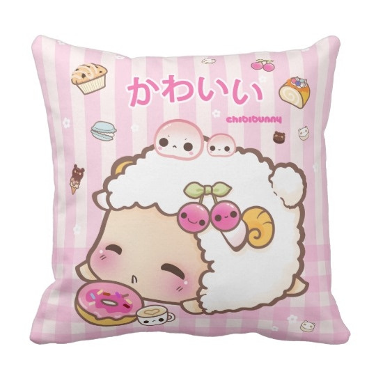 Kawaii Donut Plush Pillow