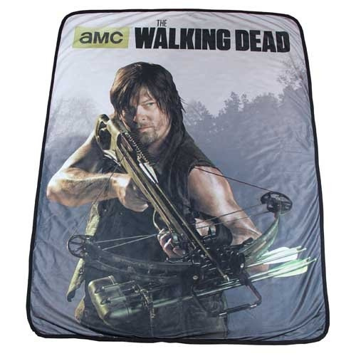 Hot Sale The Walking Dead Daryl Crossbow Soft Fleece Throw Blanket Wish