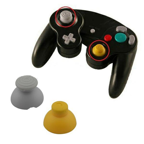 3 Pairs Thumb Stick Cap Replacement For GameCube Controller  Joystick Stick 