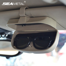 Lunettes de soleil de voiture Lunettes de soleil Organisateur de boîte Lunettes Étuis de rangement Porte-visière Pochettes pour pare-soleil Accessoires automobiles