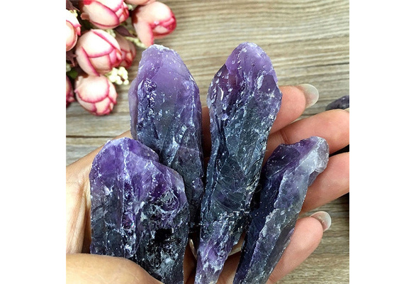 Populaire 100g Natural Purple améthyste point quartz brut rocheux spécimen   ke 