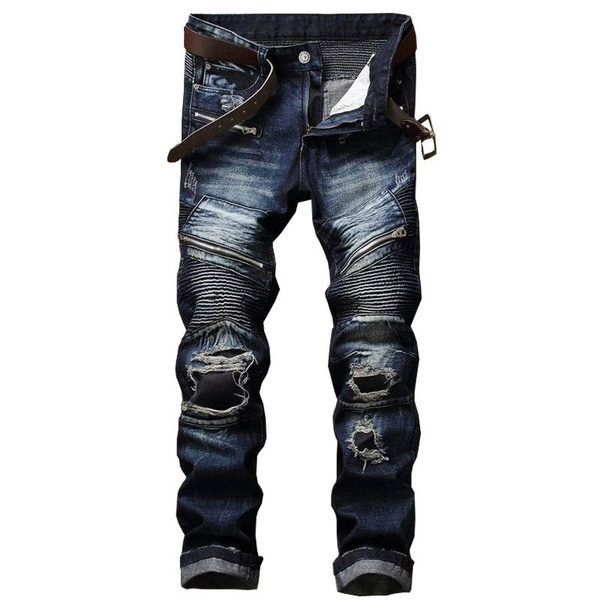 designer moto jeans