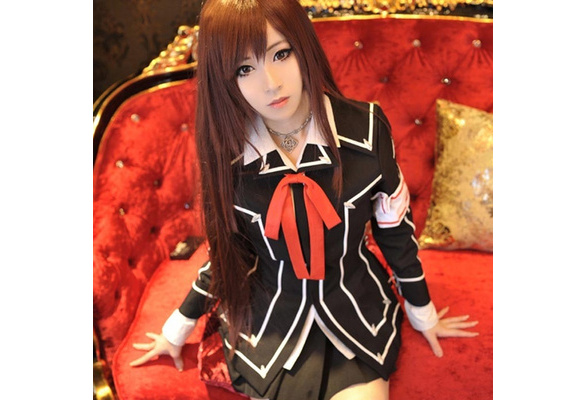 Wish Customer Reviews: Kuran Yuki cosplay costumes lady black uniform  Japanese anime Vampire Knight clothing Halloween costumes