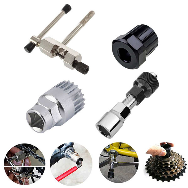 Bicycle Mountain Bike MTB Crank Chain Axis Extractor Removal Repair Tool Kits 