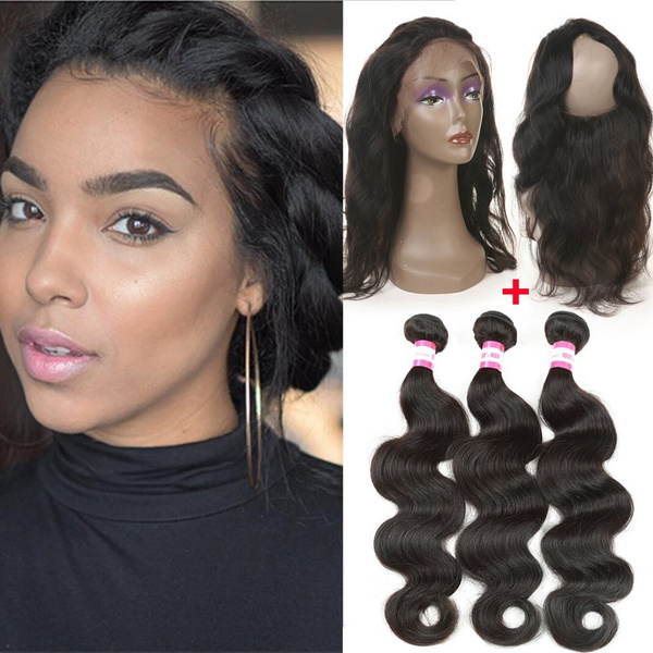 360 lace outlet frontal with bundles