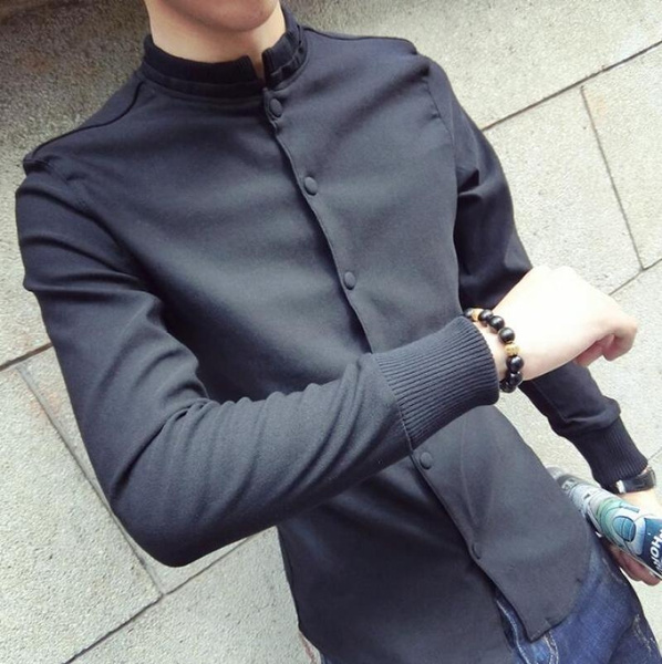 Round neck hot sale formal shirts