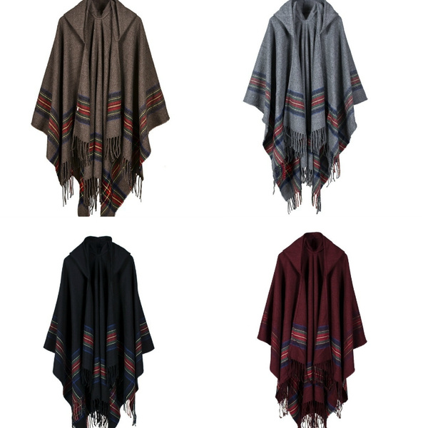 blanket poncho hoodie