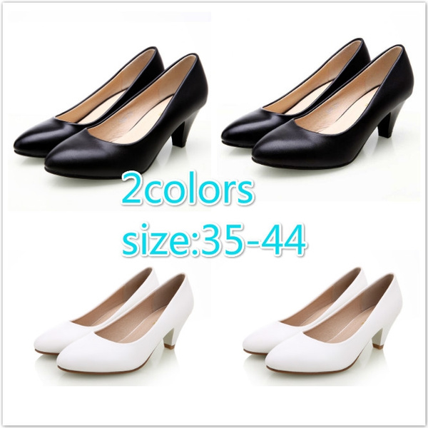 ladies white pumps