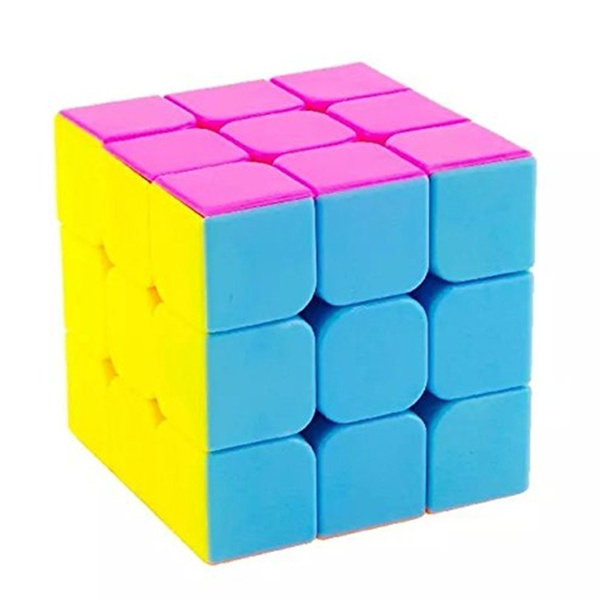 Yj Guanlong Speed Cube 3x3 Stickerless Smooth Magic Cube Puzzle Wish 1037