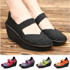 Summer, Sandalias, Platform Shoes, rainbow