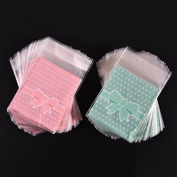 Supplies Cookie Candy Pack Paper Gift Bags Adhesive Cakes Gifts Packages 
