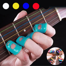 4pcs Guitar Fingertip Protectors Silicone Finger Guards fingerstall, guitar string finger cot, protect finger prevent pain