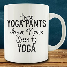 whitemug, Funny, Yoga, pants
