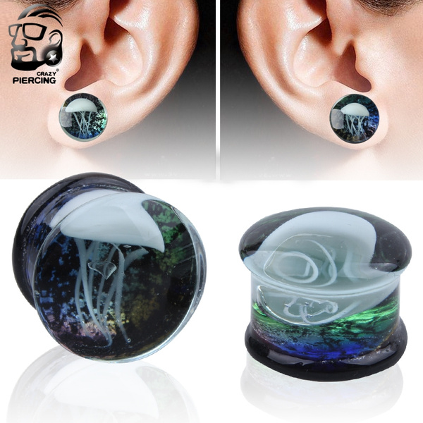 glass ear tunnels