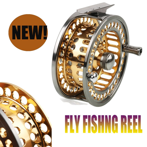 Fly Fishing Reel Large Arbor 2+1 BB With CNC-machined Aluminum Alloy Body And Spool In Fly Reel Sizes 5/6