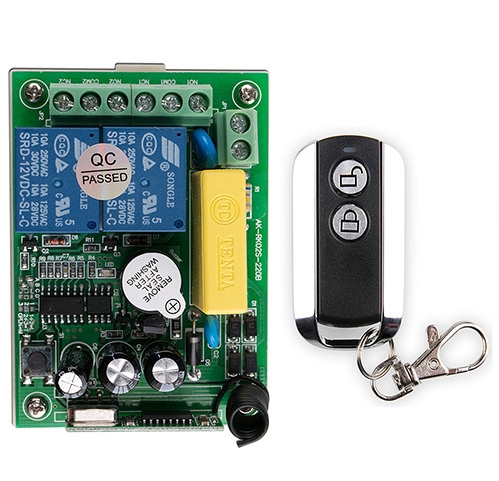 Latest Ac 2v 2 Ch 2ch Rf Wireless Remote Control Switch System Receiver 2 Keys Metal Waterproof Remote Lamp Window Garage Doors Wish Latest Ac 2v 2 Ch 2ch Rf Wireless Remote Control Switch System Receiver 2 Keys Metal Waterproof Remote Lamp Window Garage Doors Wish