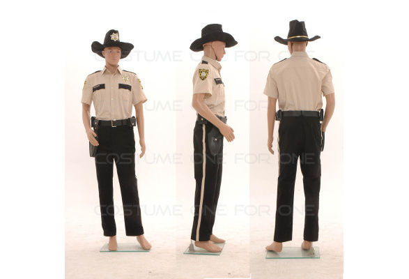 The Walking Dead Cosplay Sheriff Rick Grimes Costume Custom Made 