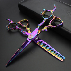 hairscissorsset, hairdressingscissor, purple, hairscissors440cjapanesesteel