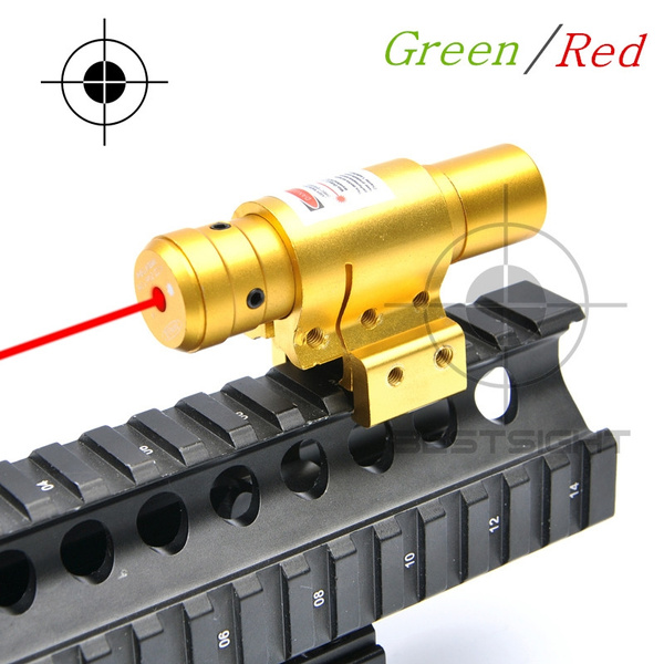 Mini viseur laser avec support pour 20mm / 11mm picatinny rail airsoft  hunting