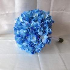 Blues, Flowers, silkhydrangeabouquetblue, Bouquet