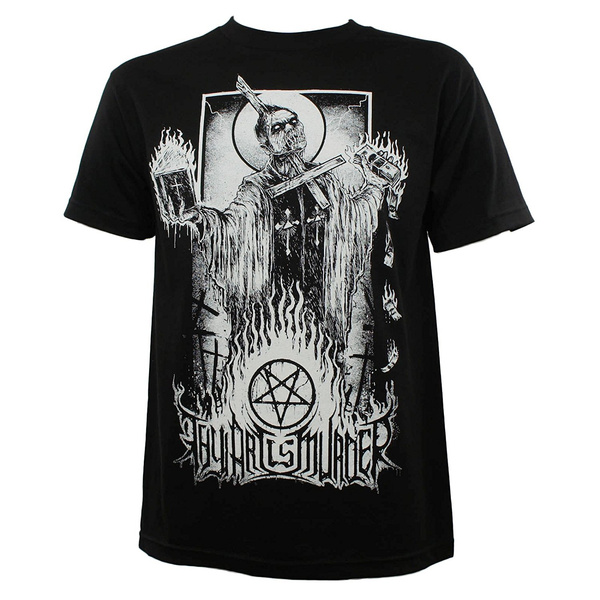 Thy Art is Murder Mens Evil Priest T-Shirt Black