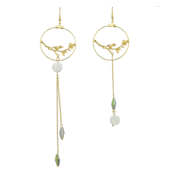 Fashion Gold Color Hanging Long Chain Earrings | Wish