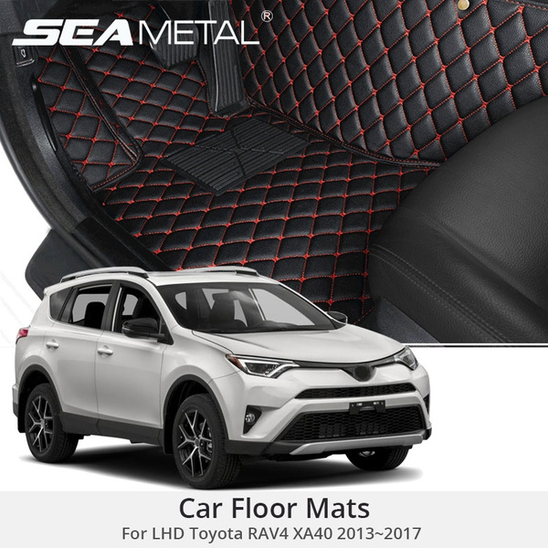 Leather Car Floor Mats Ers Lhd For Toyota Rav4 Xa40 2017 No Smell Auto Acccessories Wish