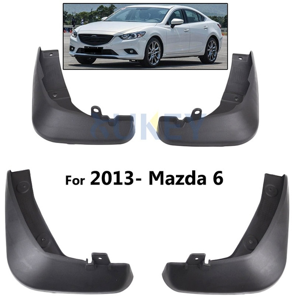 Rear Mud Flaps Splash Guard for Mazda 6 2018-2023 Car Black 2