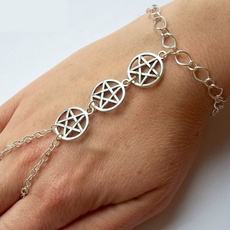 pentagrambracelet, Jewelry, wicca, wiccan