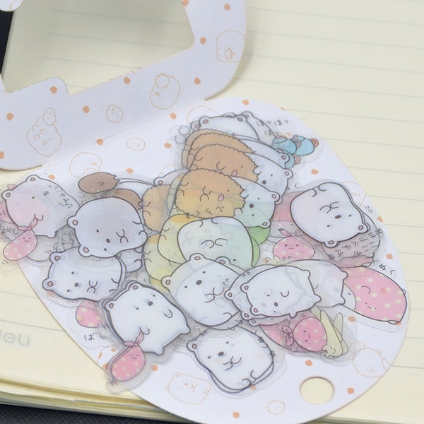 cute, paperlabel, Stickers, multicolor