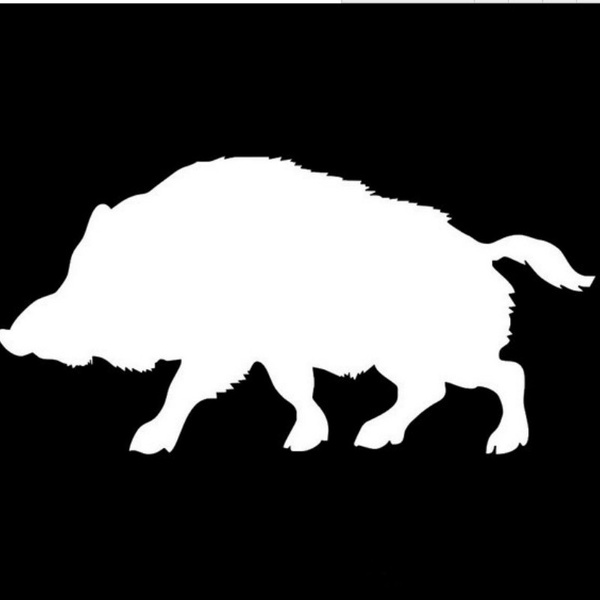 Reflective Tape Wild Boar Car Stickers Car Accessories Car Styling and ...