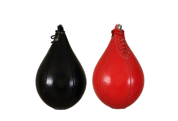Punch Bag Boxing Pear Shape PU Speed Swivel Punching Box Fitness Training Ball 