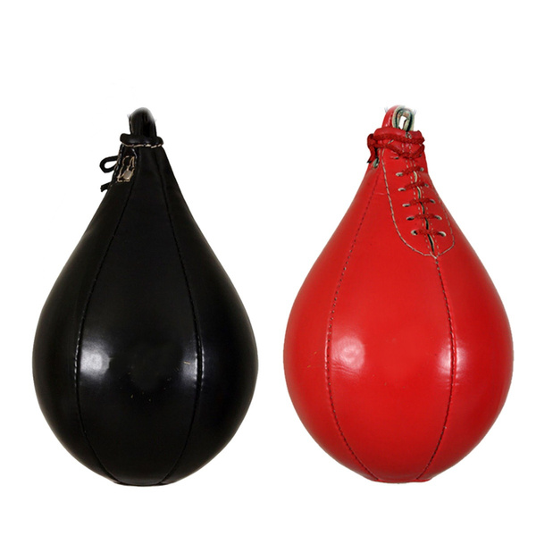 PU Boxing Pear Shape Speed Ball & Swivel Punch Bag Punching Training 